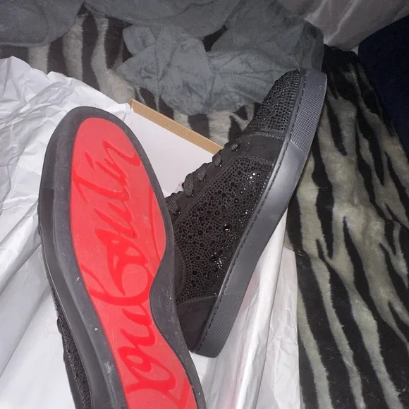 Christian Louboutin Shoes Red Bottoms Men Size 1 New With Box And Everything Poshmark